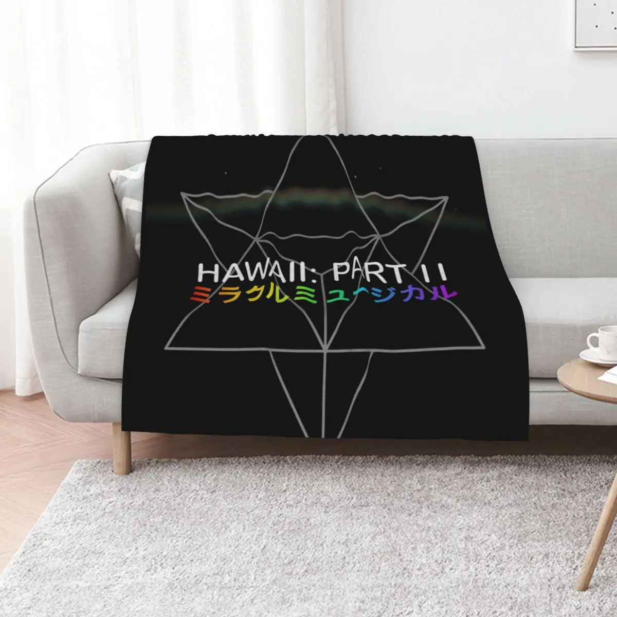 Hawaii: Part ii Throw Blanket Flannel Fabric Summer Bed Sofa Quilt Hairy Camping Blankets