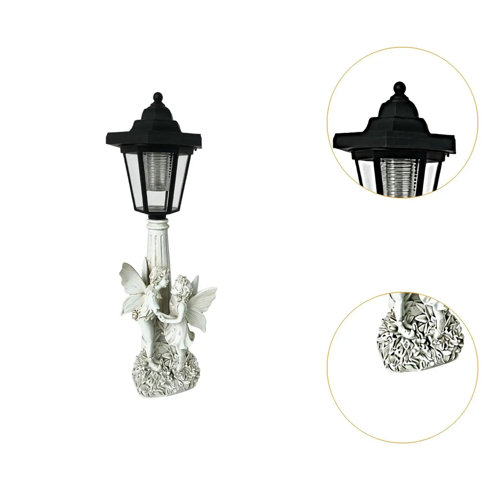 

Angel Solar Figurine Resin Garden Light Outdoor Waterproof LED Statue Sculptures for Yard Patio Lawn Ornament