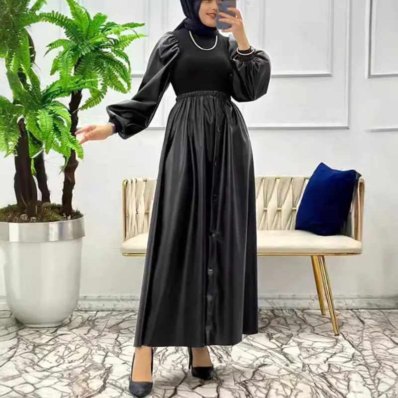 

Women Elegant Black Dress Islamic Muslim Party Evening Designer Dresses Ethnic Abaya Long Vestido De Festa Luxo Moroccan Kaftan