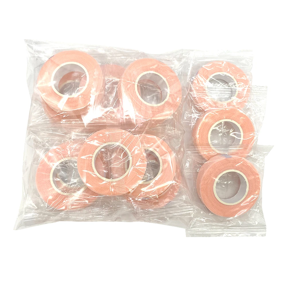 20 Rollen Wimpernband 9 m atmungsaktives Wimpernverlängerungs-Papierband Großhandel Vliesstoff-Klebeflicken unter dem Augenpolster