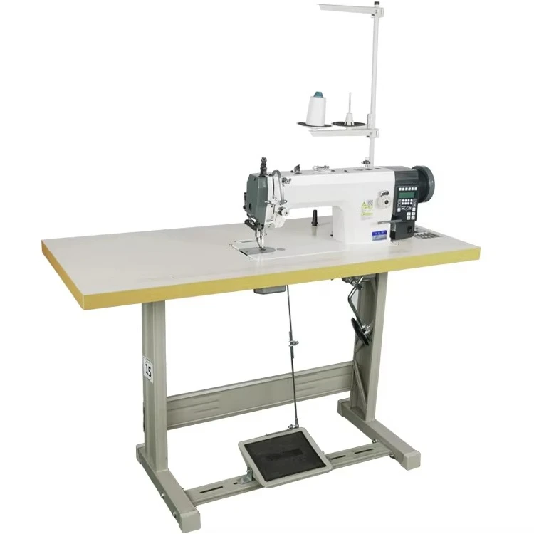 Direct Drive Flat-bed Automatic Walking Foot Lockstitch Industrial Sewing Machine With Double Transport