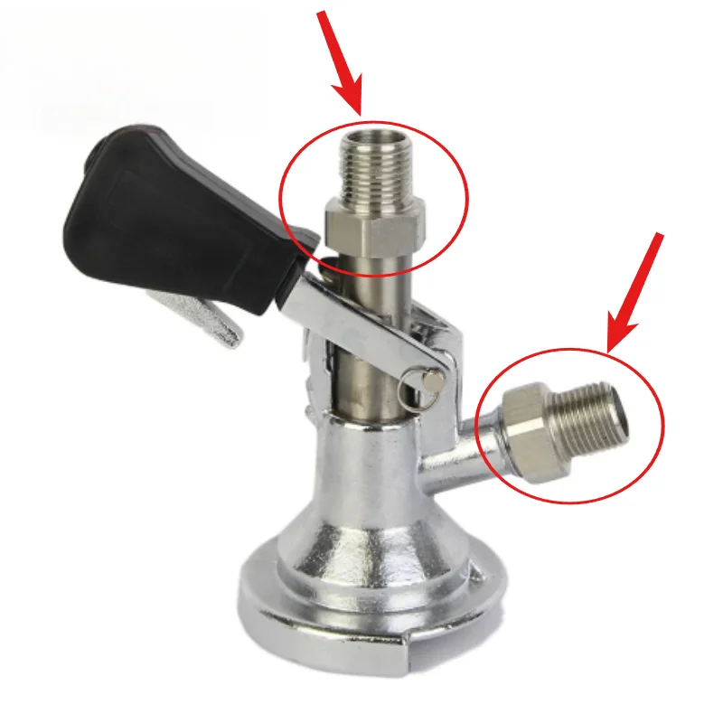 1PC Thread Reducer Adapter 5/8 BSP To 1/2 BSP Threaded Joint Replacement Part for KL04626