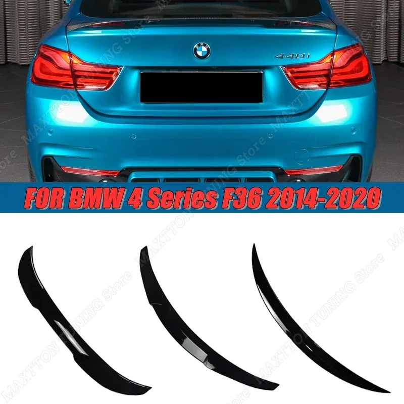 

Rear Spoiler For BMW 4 Series F36 4-Door Gran Coupe 440i 2014-2020 Trunk Spoiler Wing Lip Body Kit Gloss Black Auto Accessories