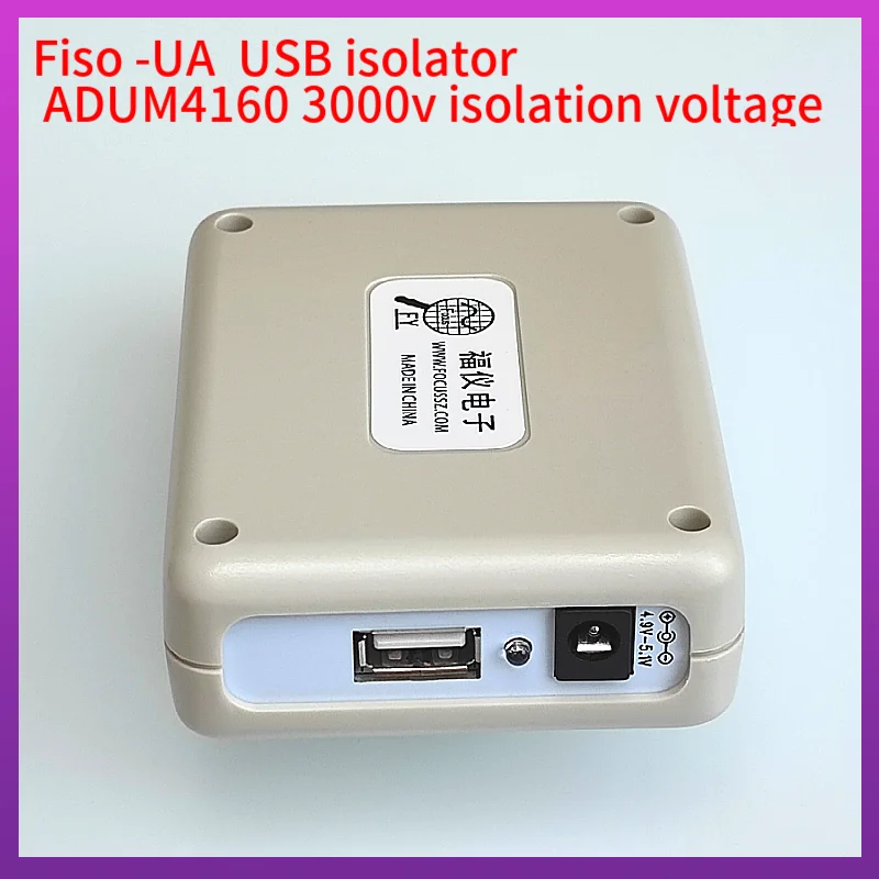 

Fiso -UA USB Isolator ADUM4160 3000v Module Digital Signal Audio Power Isolator 400mA 5v DC-DC isolation sound card