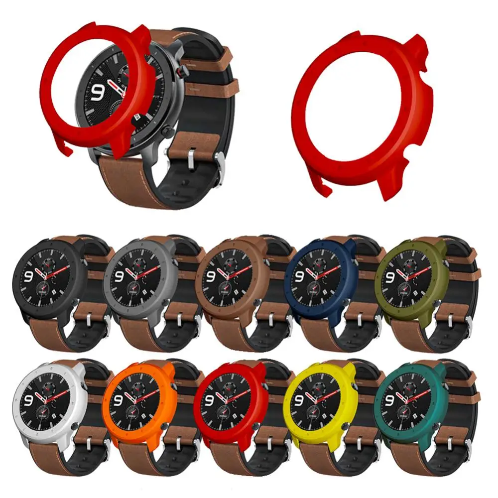 Amazfit GTR ساعة سيليكون الغطاء الواقي ، حافظة واقية لينة ، 42 مللي متر ، 47 مللي متر