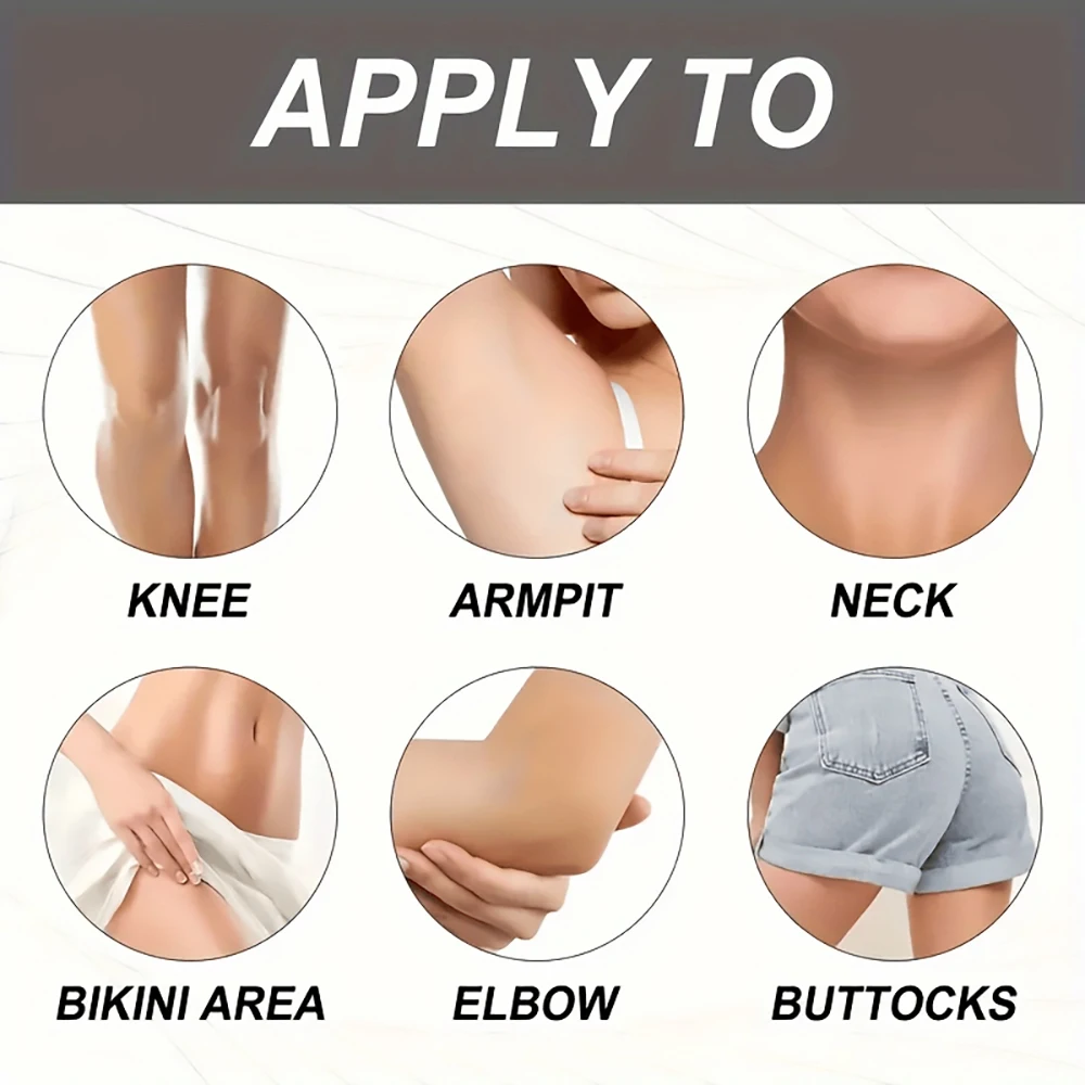 Wewnętrzna część uda czarny krem ​​do usuwania części prywatnych pod pachami esencja wybielająca wybielanie ciemne usuń melaninę krem ​​wybielający skórę