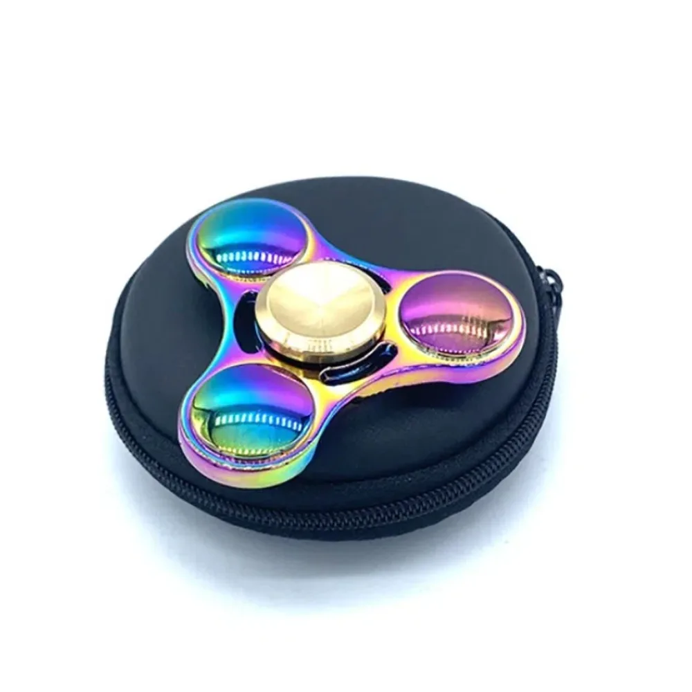 

Сенсорная игрушка, медная крышка, гироскоп на кончике пальца, красочный НЛО, ручной спиннер, клевер, обучающая игрушка на кончиках пальцев, школа