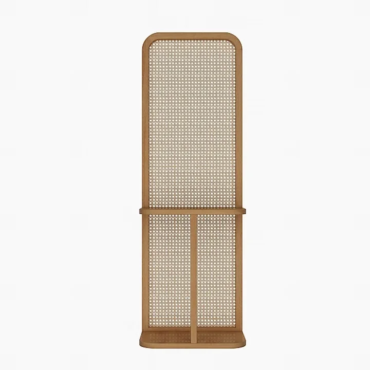 

Rattan partition, household entrance rack, living room, bedroom, removable shading, solid wood screen