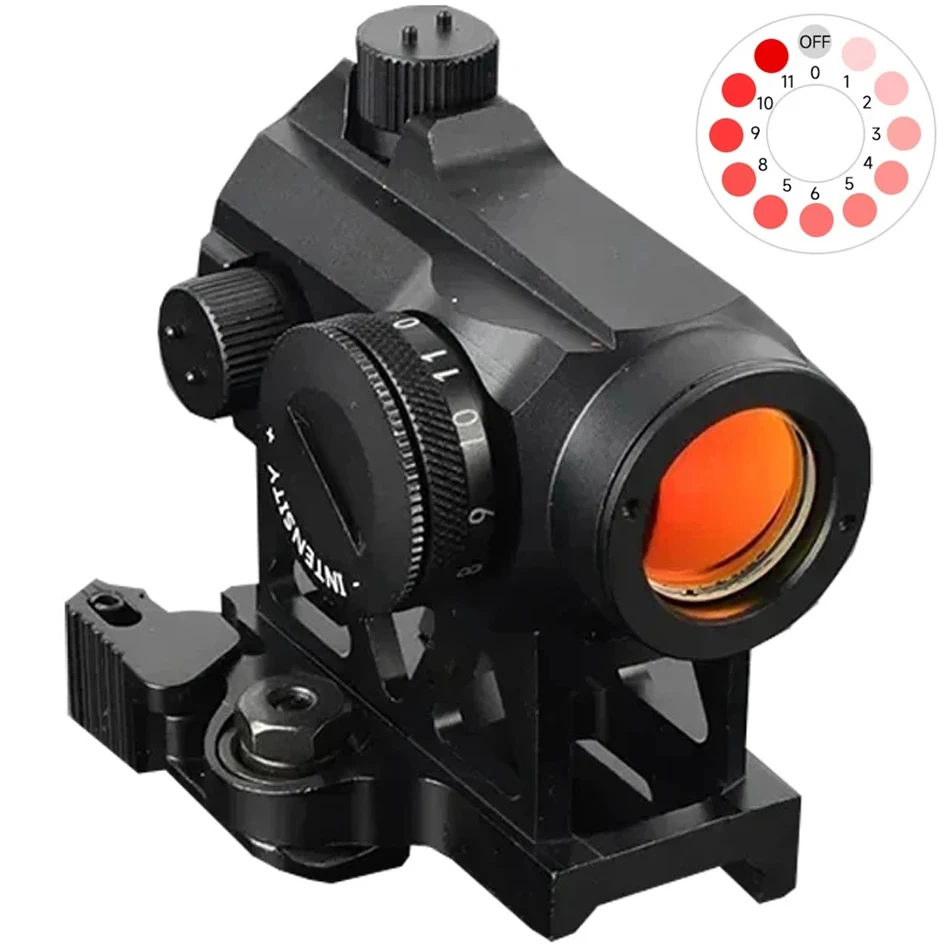 Tactical 1x25 Compact Red Dot Sight Reflex 2 MOA Mini Dot Scope 20-22mm Rail Mount Tactical Optical Riflescope for Hunting