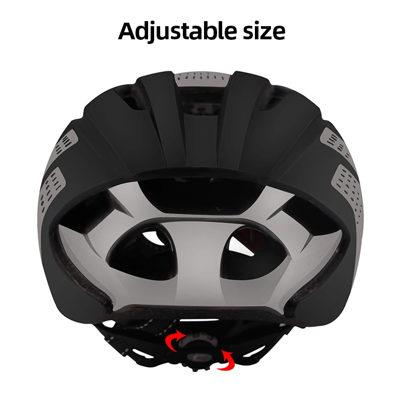 CAIRBULL Road Bicycle Helmet Men with Adjustable Magnatic Goggles Mountain Bike Helmet Female Cycling Cap 295g PC+EPS Protection