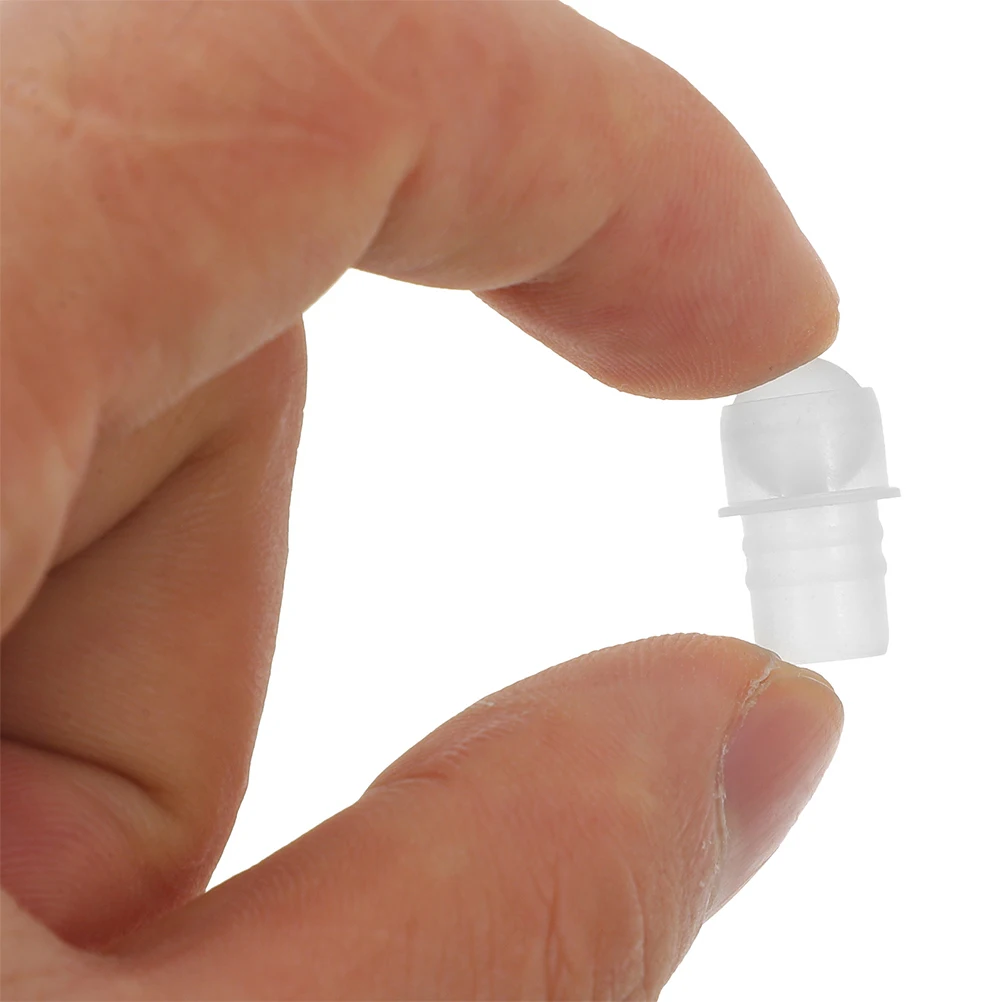 Inserts de boules à roulettes, 40 pièces, boule à roulement lisse, matériau PP adapté aux bouteilles de parfum d'huile essentielle, rouleau rechargeable