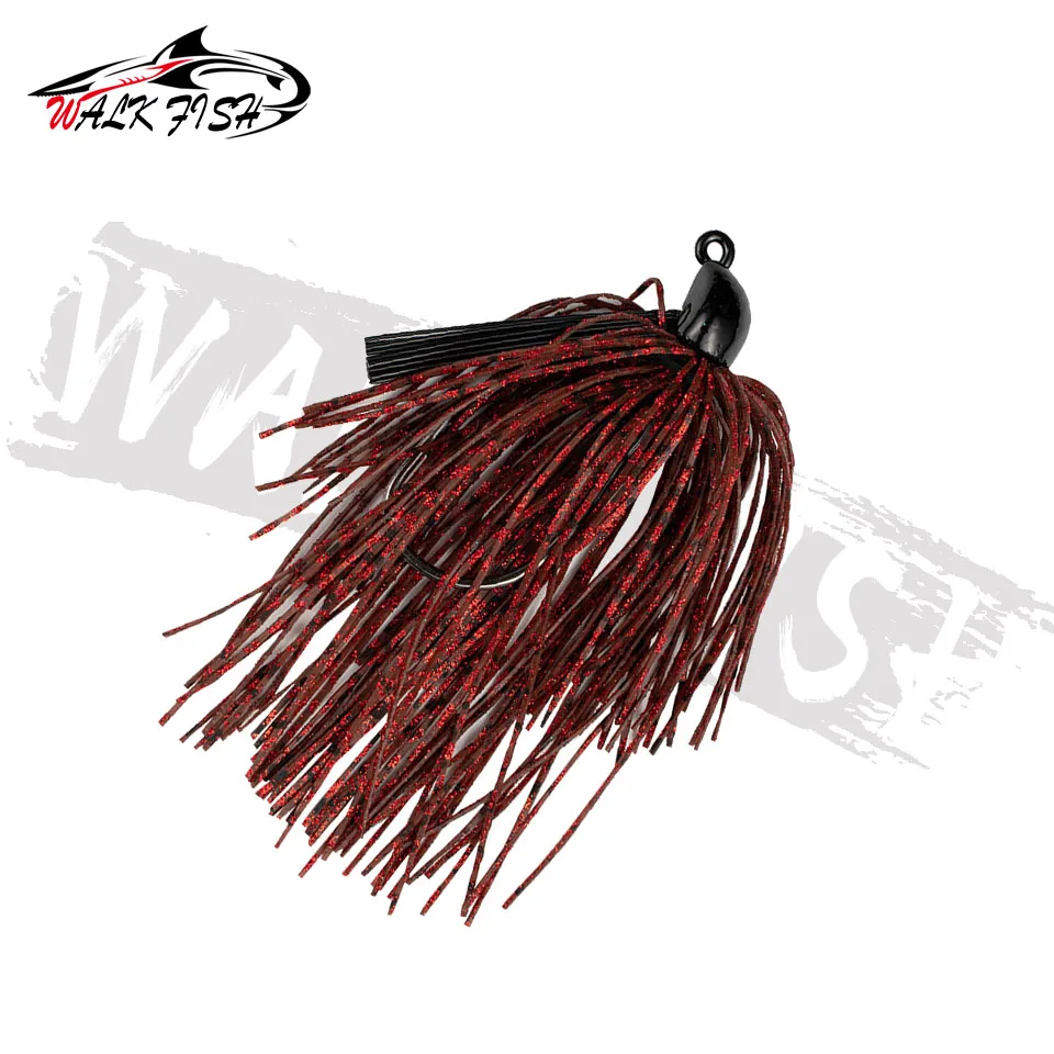 WALK FISH 7G 10G 14G Spinner Köder unkraut jig Bass jig Chatter köder angeln locken chatterbait Wobbler für Bass Fishing Tackle