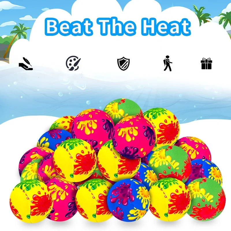 

Многоразовые водопоглощающие шарики 5 см для летних пляжных игр, бассейнов, вечеринок, подарки, игрушки для водных баталий для взрослых
