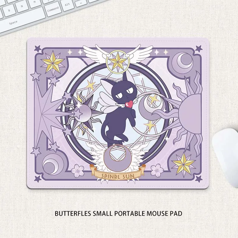 لوحة ماوس ماجيك سيركل XS لوحة ماوس مطاطية صغيرة لألعاب الكمبيوتر المكتبي لتزيين سطح المكتب بساط مكتبي مع حافة مخيطة
