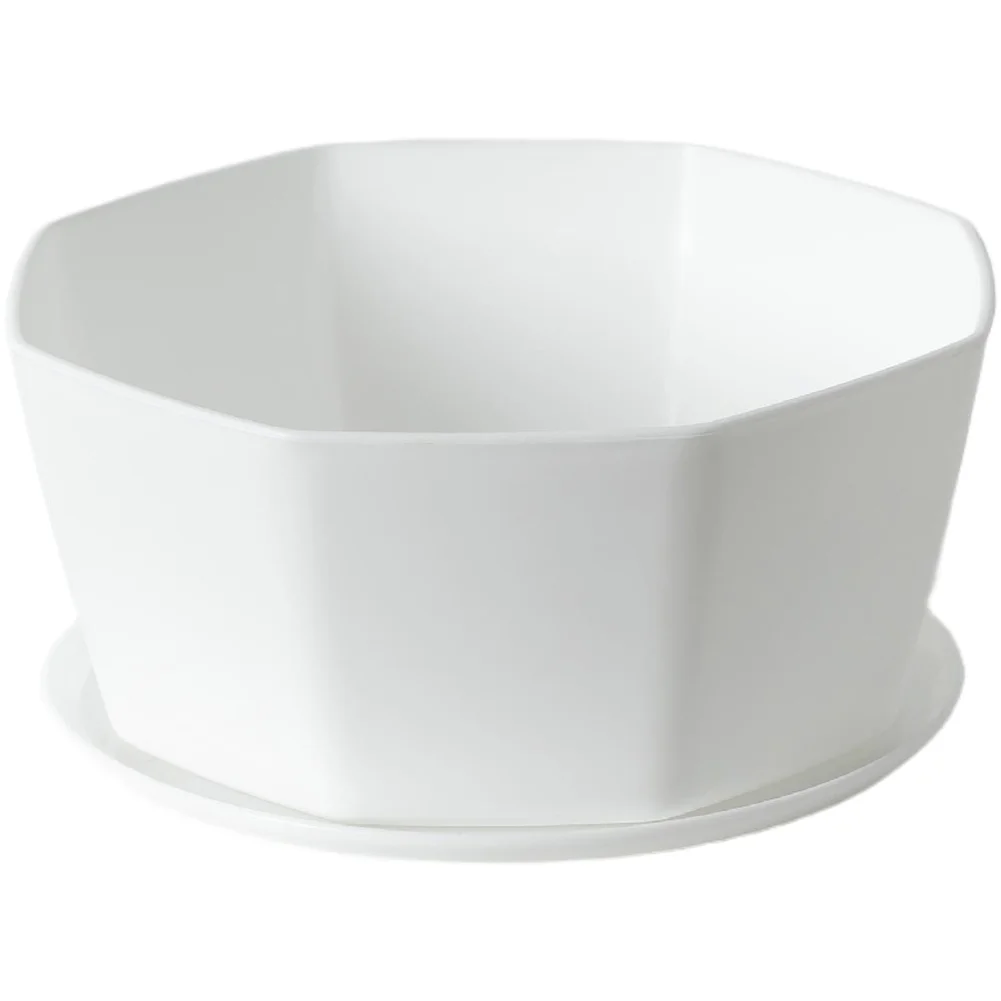 Plastic Container for Succulents Embodying Nordic Design Discipline and Practical Drainage Integration for Home Spaces