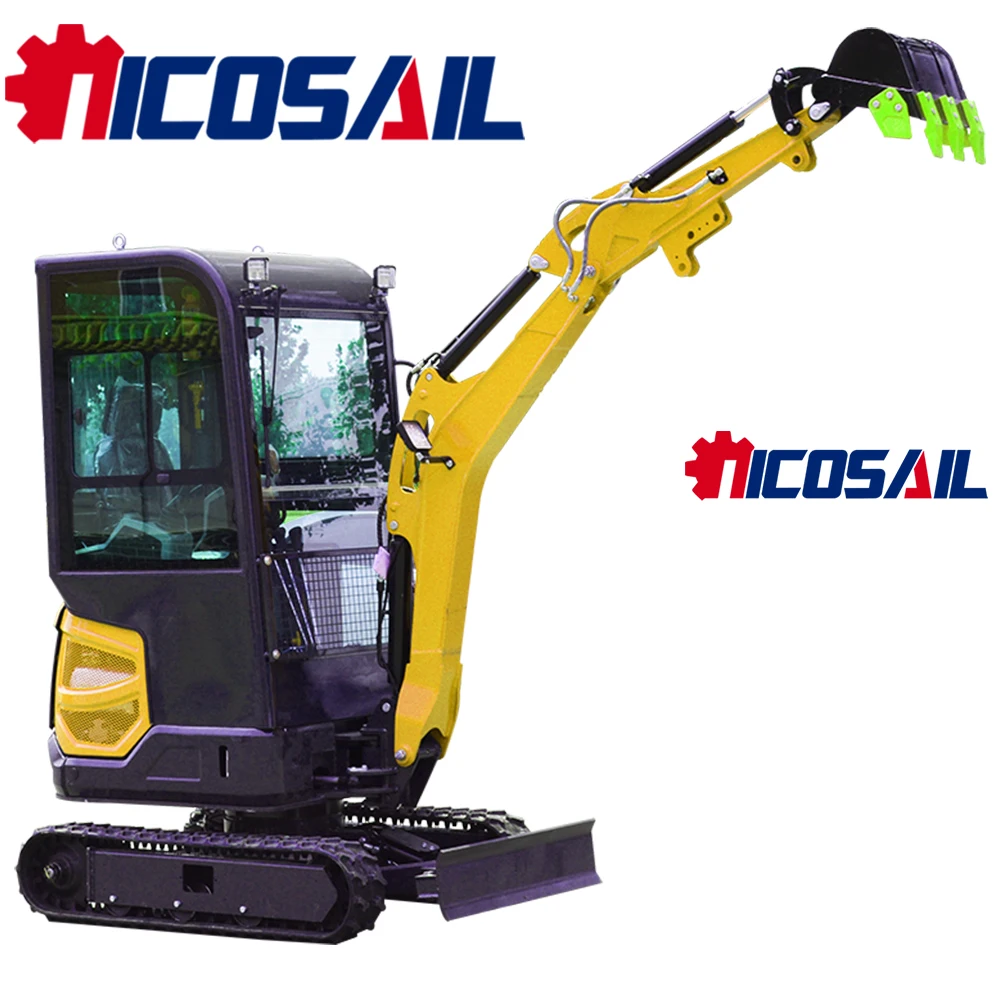 

Newly designed cheapest earthmoving machinery a new type of small excavator with a capacity of 1.8 tons