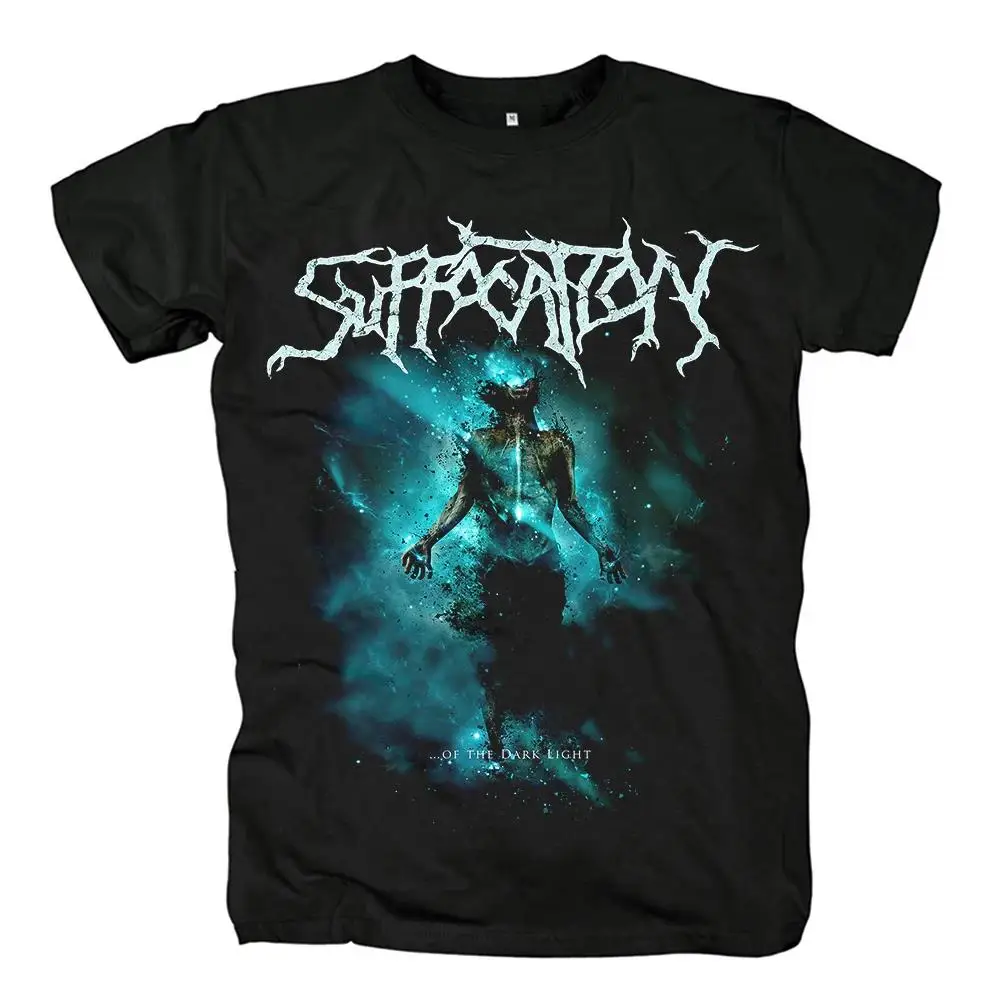 Black Suffocation Rock Band Graphic Print T Shirt Fashion Hip Hop Streetwear T Shirt Harajuku Styles Men Women EU Size T Shirt