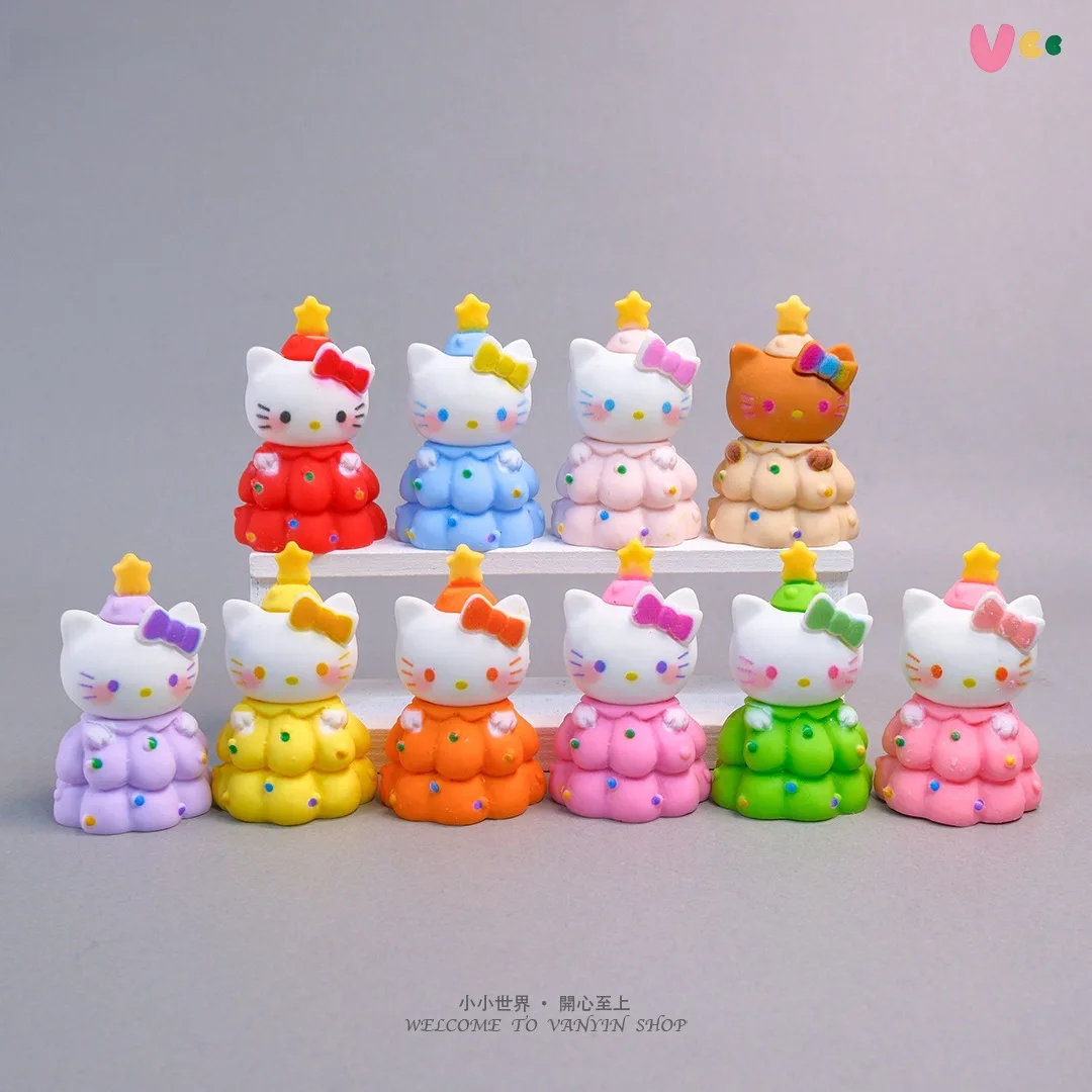 Christmas For Hello Kitty Doll Creative DIY Doll ornaments crafts high-end desk decorations For Christmas Gifts