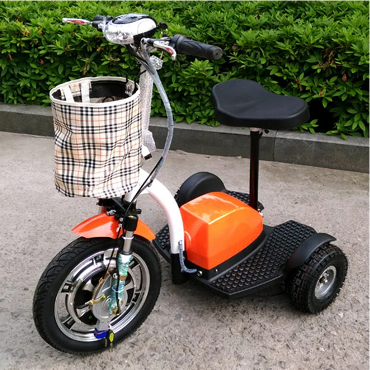 

Big Seat Best-Selling Popular 500W 3-Wheel Foldable Electric Tricycle for Adult Electric Scootercustom