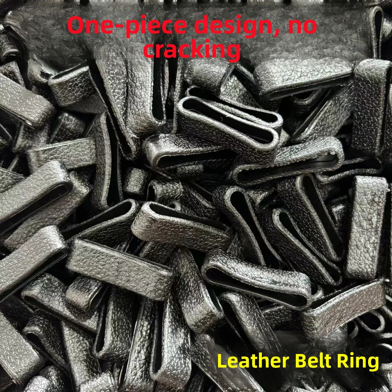 

Black Belt Buckle Ring Men's Waist Belt Fixed Circle Leather Belt Ring Accessory MPPMCK Brand Spring 2023 Collection