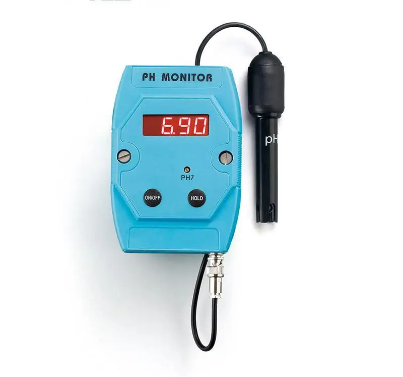 On-Line Digital PH Monitor Meter Wall-Mounted Water Quality Tester EU 230-240V 50Hz 19mA hot