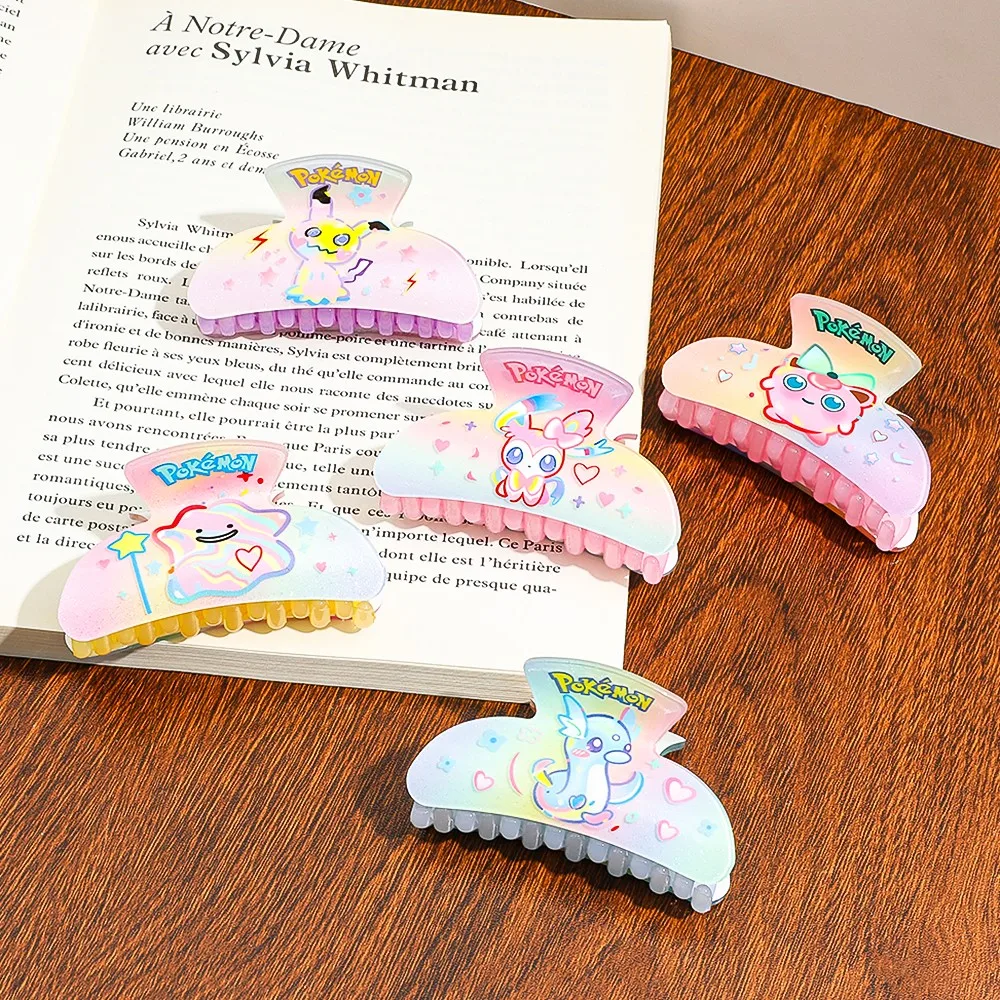 1 قطعة/5 قطعة سلسلة البوكيمون مشبك شعر كليب إكسسوارات الشعر الزخرفية دبابيس الشعر اليومية العملية الملونة لطيف الحلو إكسسوارات الشعر