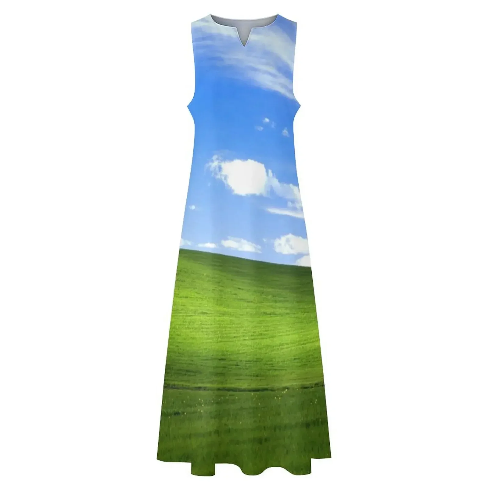 Windows XP خلفية فستان طويل الملابس الجمالية ملابس النساء 2025 الوافدين الجدد فستان للنساء فساتين السهرة فستان السيدات