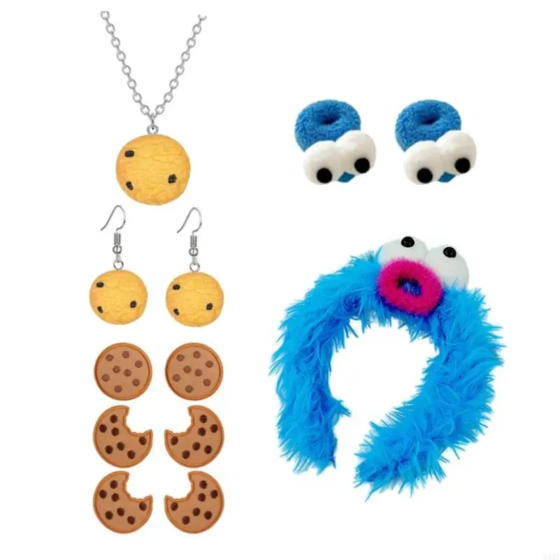 

634C Bohemian Jewelry Set with Turquoise Necklace,Dangle Earrings,Bracelets Sunglass Headband Western Turquoise Jewelry Set