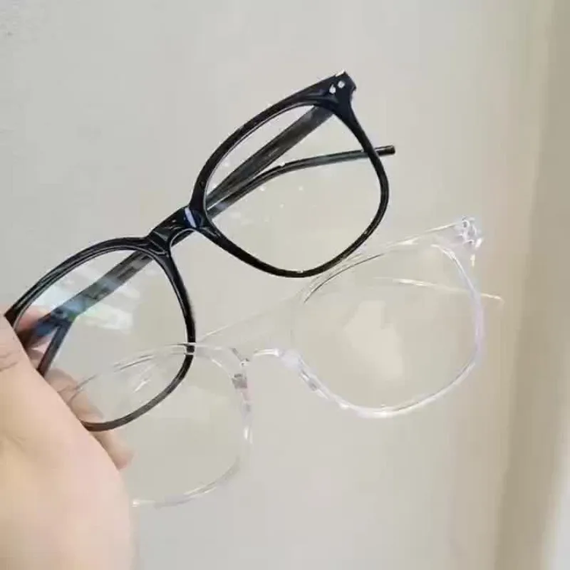 

2 шт., очки с прозрачными линзами в квадратной оправе, минималистичные модные декоративные очки, компьютерные очки для женщин и мужчин