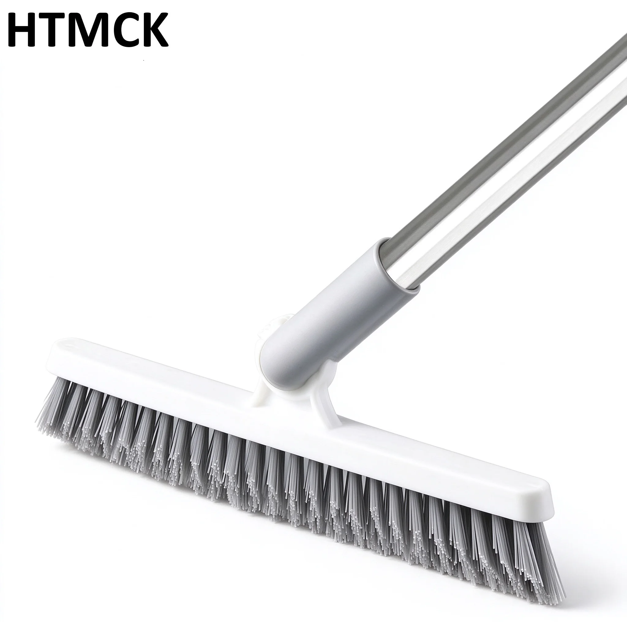 1PC Hard Bristle Scrub Brush Long Handle Bathroom Floor Tile Cleaning Brush for Hotel No Dead End