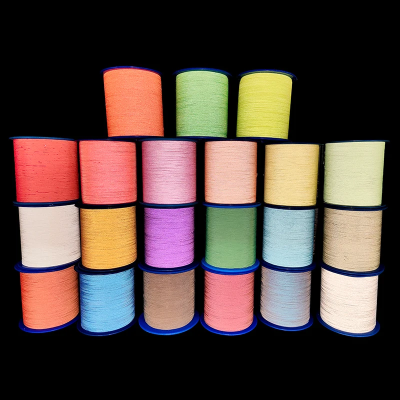 Roadstar 0.5mmX4000Meter Colorful Double Side Reflective Yarn Silk Thread Warning Reflector Sewing For Webbing Shoes Clothing