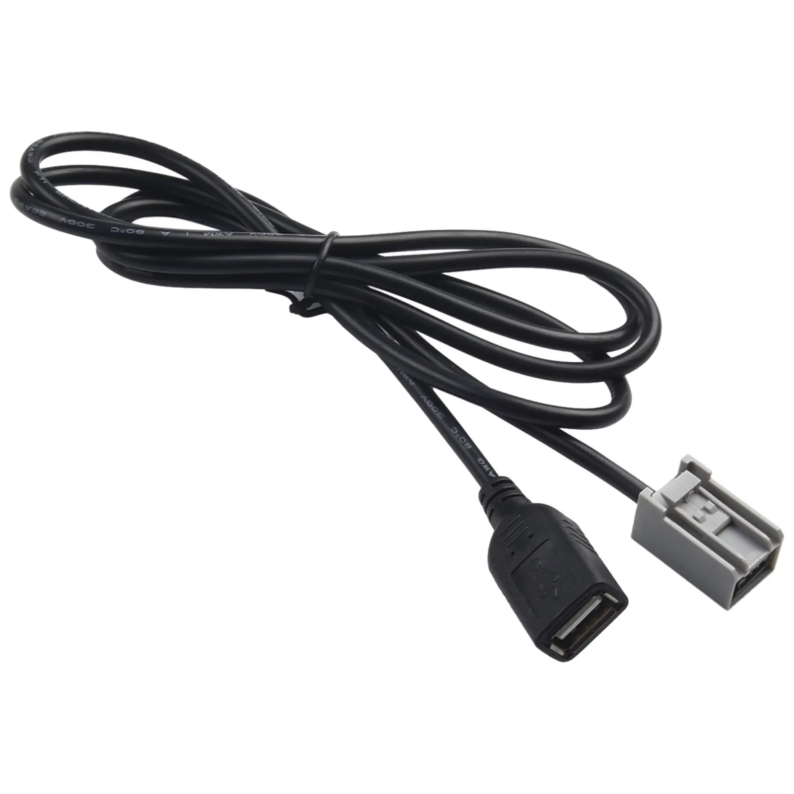 USB2 0 Female Cable Adapter for Honda Civic Fit 2008 Onwards Music Playback Support Easy Installation 60CM Length