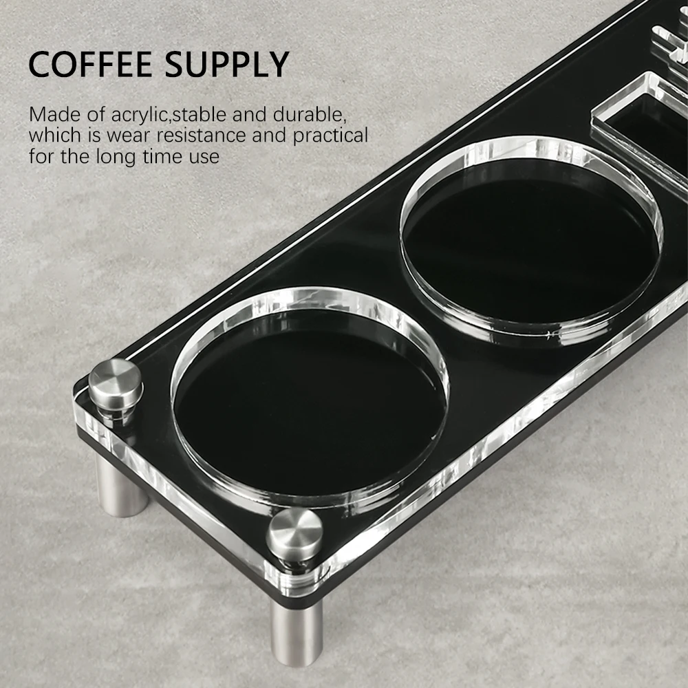 Powder Press Storage Rack Espresso Tamper Mat Coffee Filter Tamper Holder Espresso Tamper Holder Tamping Stand