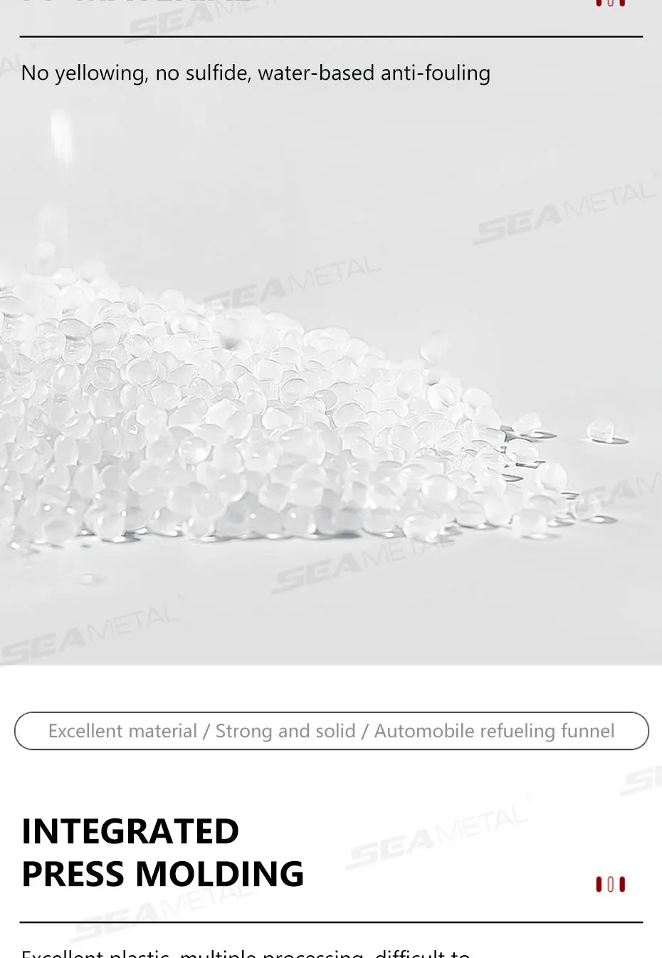 SEAMETAL Betankungstrichter Freihändiger Langmund-Motoröl-Kraftstofffilter Spezieller Kunststofftrichter für Auto und Motorrad – Detail 4