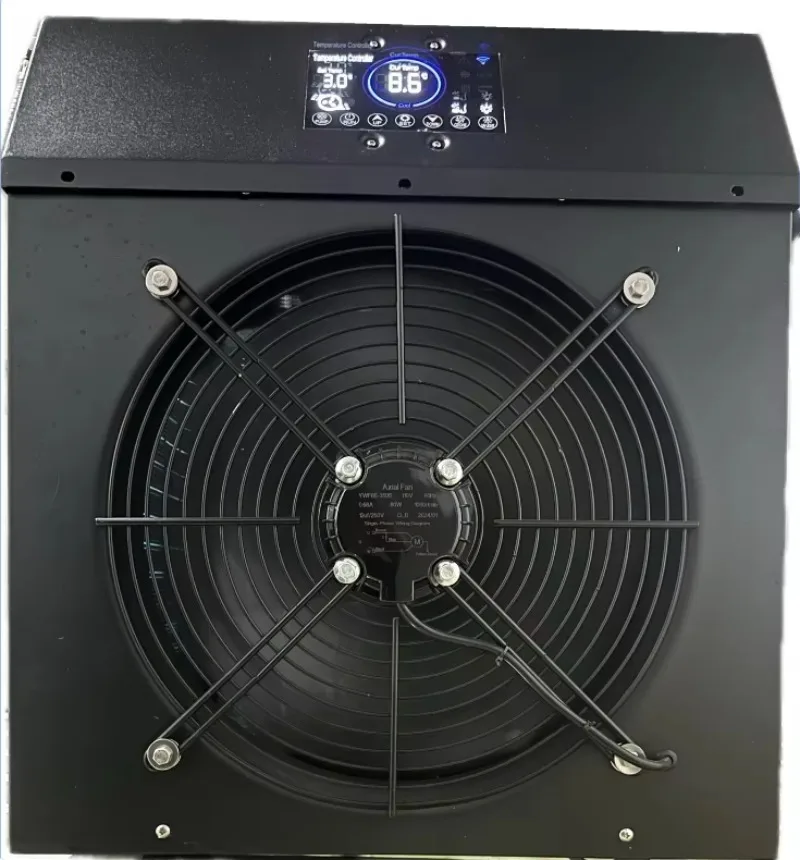 

Sports Fitness 1HP Fast Ice Bath Water Chiller Cooling System Smart WIFI with Water Filter for 1000L Water