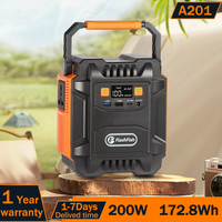 Flashfish A201 Mini Portable Power Station 200W Solar Generator 172.8Wh Lifepo4 Battery Home Backup Outdoor Backup power supply