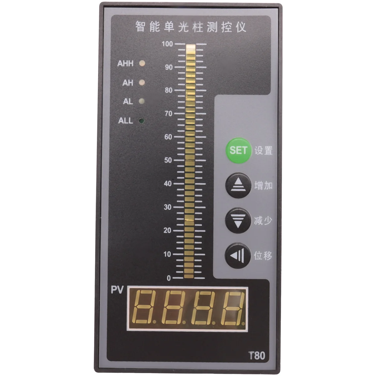 T80 AC220V Intelligent Pressure Controller Light Column Display 4-20MA Water Oil Sewage Meter Liquid Level Transmitter