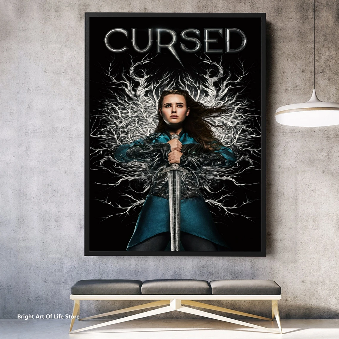 Cursed Poster Star Actor TV Series Canvas Poster Photo Print Wall Painting Home Decor (Unframed)