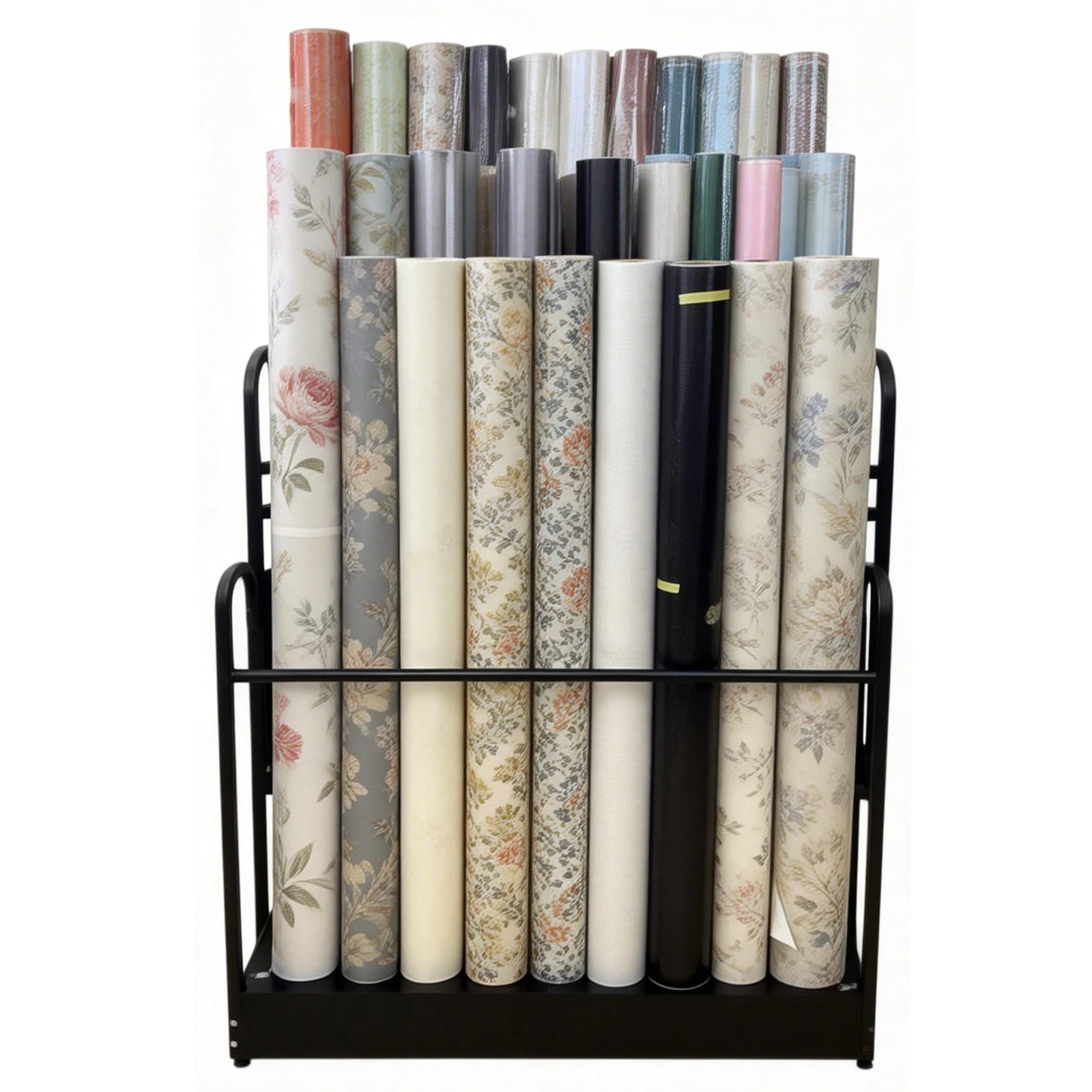 

Detachable Fabric Display Organizer Adjustable Height Material Display Shelf 3 Tier for Car Window Films PVC Films Tablecloth