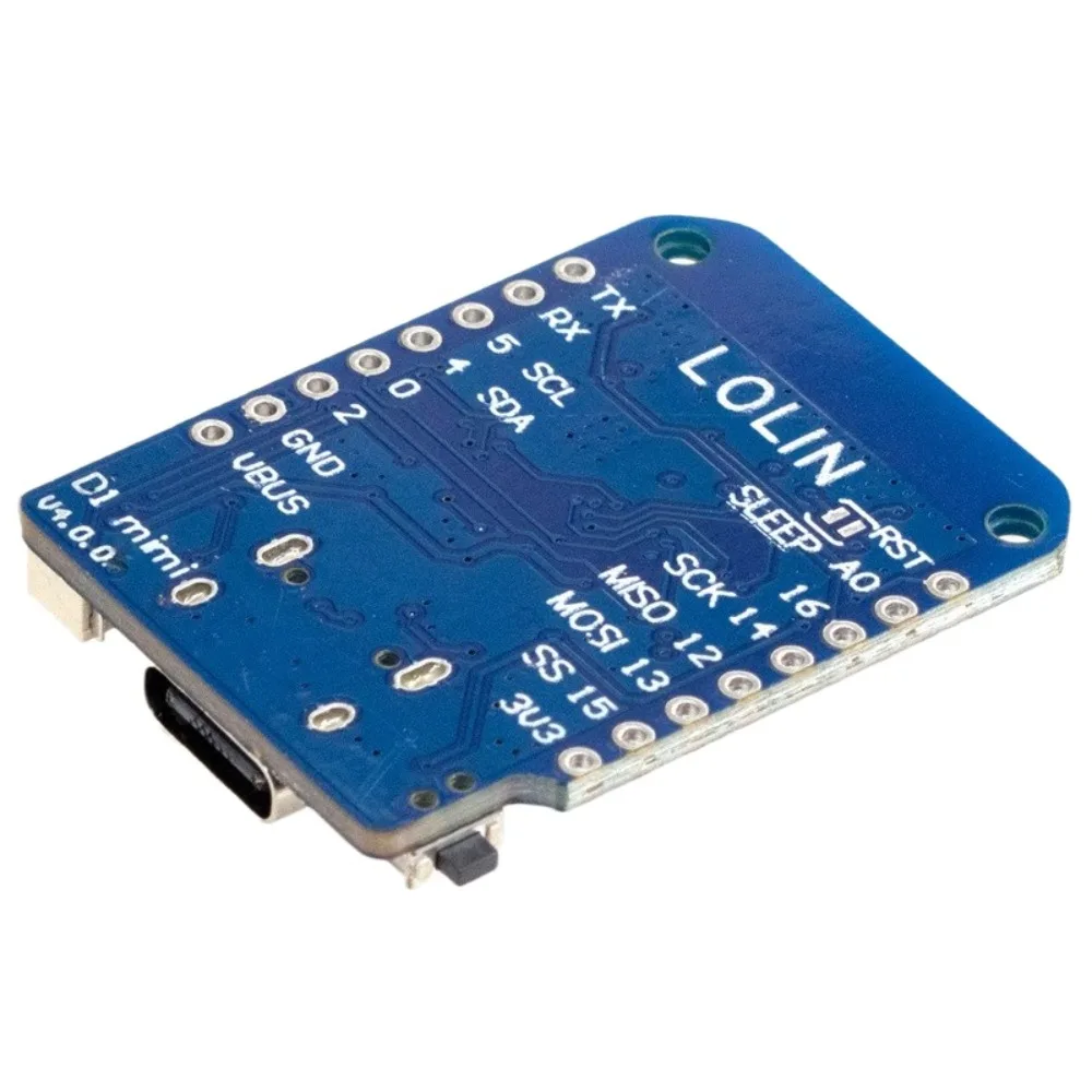 LOLIN D1 Mini V4.0.0 - ESP8266 Development Board with 4MB Memory, WIFI Module. For IoT Projects, Programming & DIY Electronics.