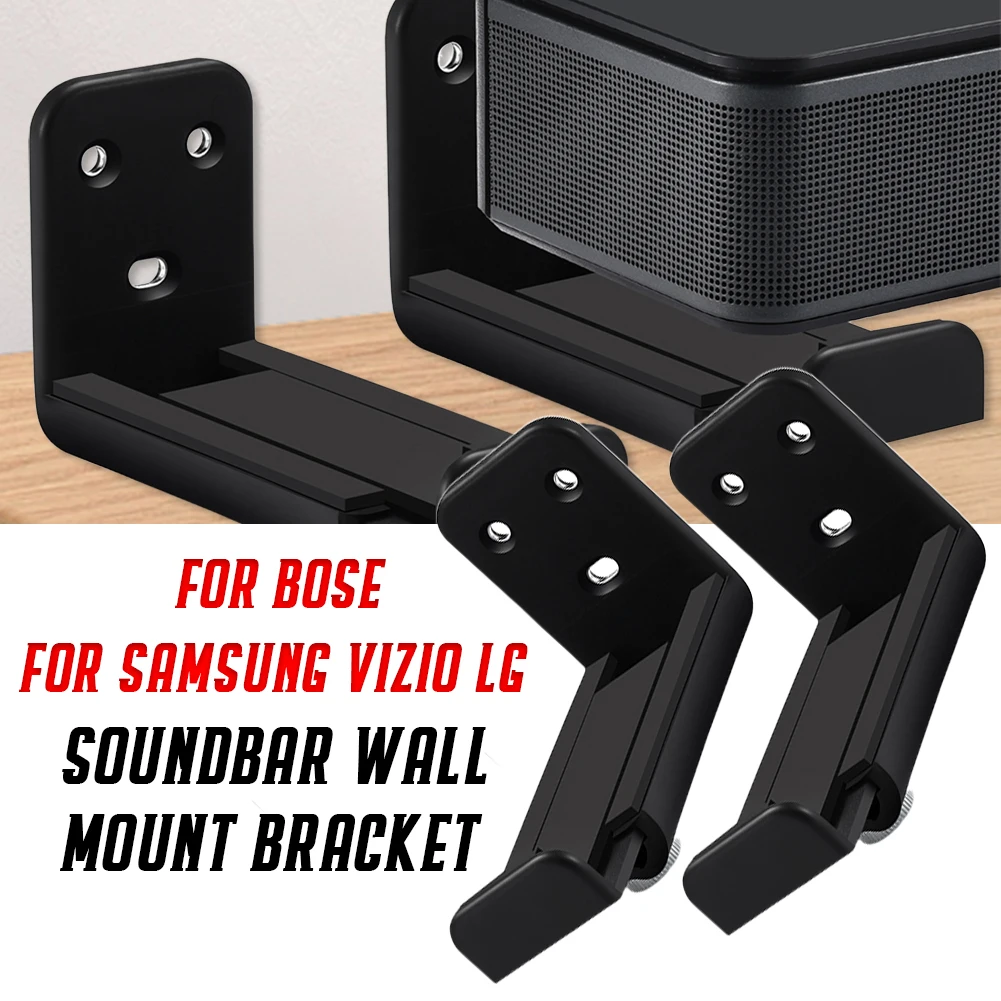 

Soundbar Wall Mount Bracket for Bose for Samsung Vizio LG Soundbar Speaker Wall Holder Drywall Sound Bar Wall Mount Kit