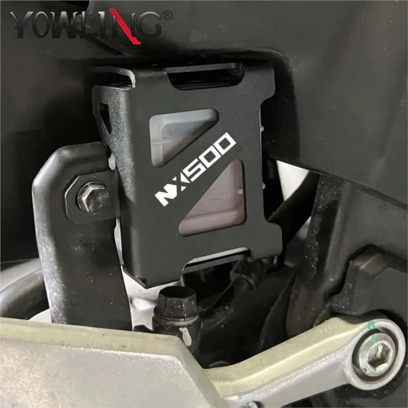 

Motorcycle Accessories Rear Brake Fluid NX 400 500 Reservoir Cap Guard Cover Protector For HONDA NX400 NX500 2024-2025-2026