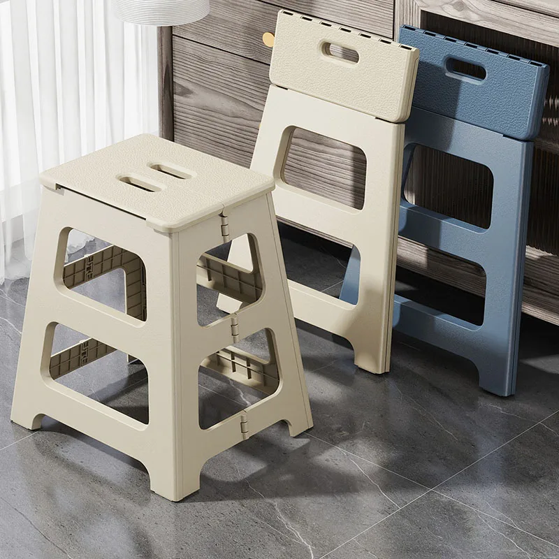

Small Plastic Bathroom Chair Elderly Children Portable Space Saving Designer Stool Makeup Foldable Tabouret Trendy Furniture