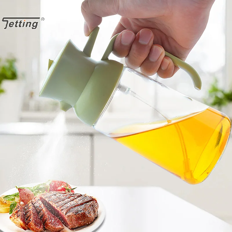 สเปรย์ขัดน้ํามันสเปรย์น้ํามันขวด Dual Purpose Kitchen Oil Sprayer สามารถ LeakProof ขวดสําหรับห้องครัวในครัวเรือน