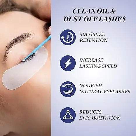 ISunley – adhésif pour extensions de cils, 0.5s, séchage rapide, professionnel, 60ml, shampoing, primaire pour cils, nettoyage en profondeur, 15ml
