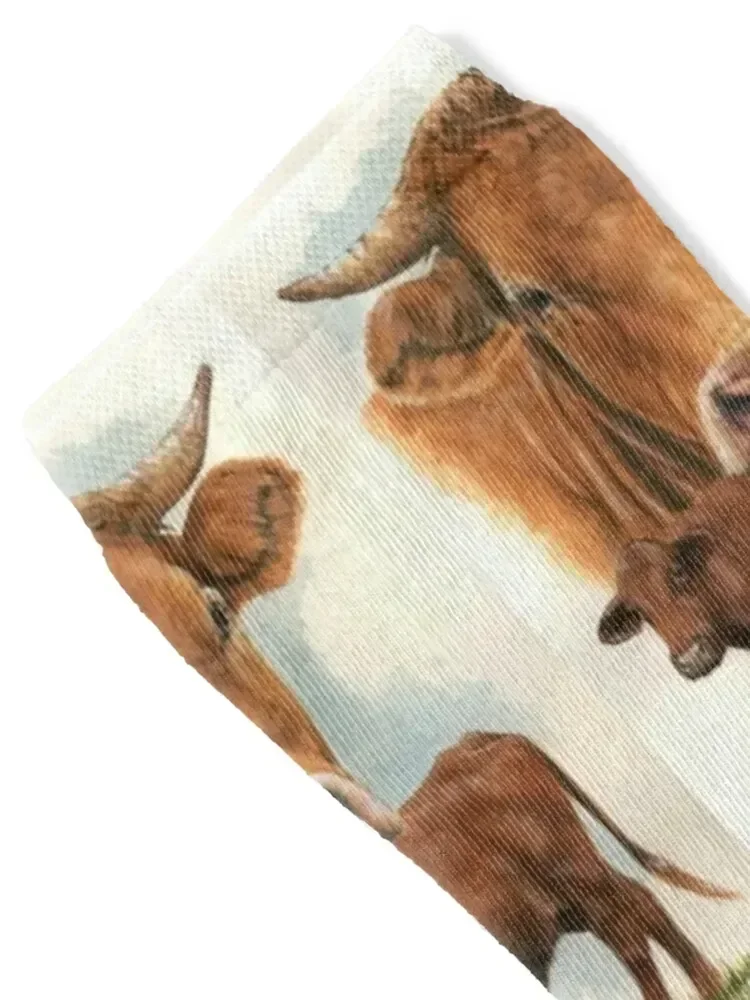 Guernsey Socks golf FASHION gift floral Socks Male Women's