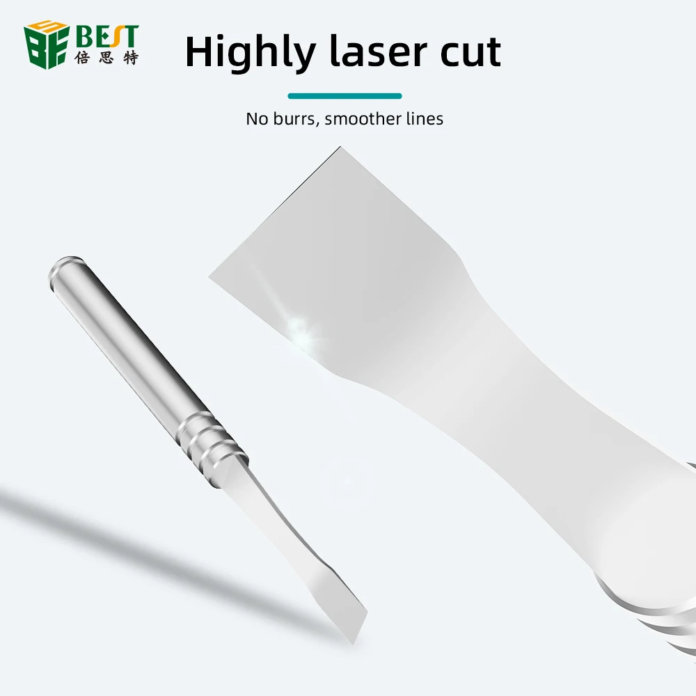 1 Stuk Roestvrijstalen Dunne Wrikmes Voor Samsung Iphone Ipad Tablet Opener Dunne Wrik Mobiele Telefoon Reparatie Opening Tools