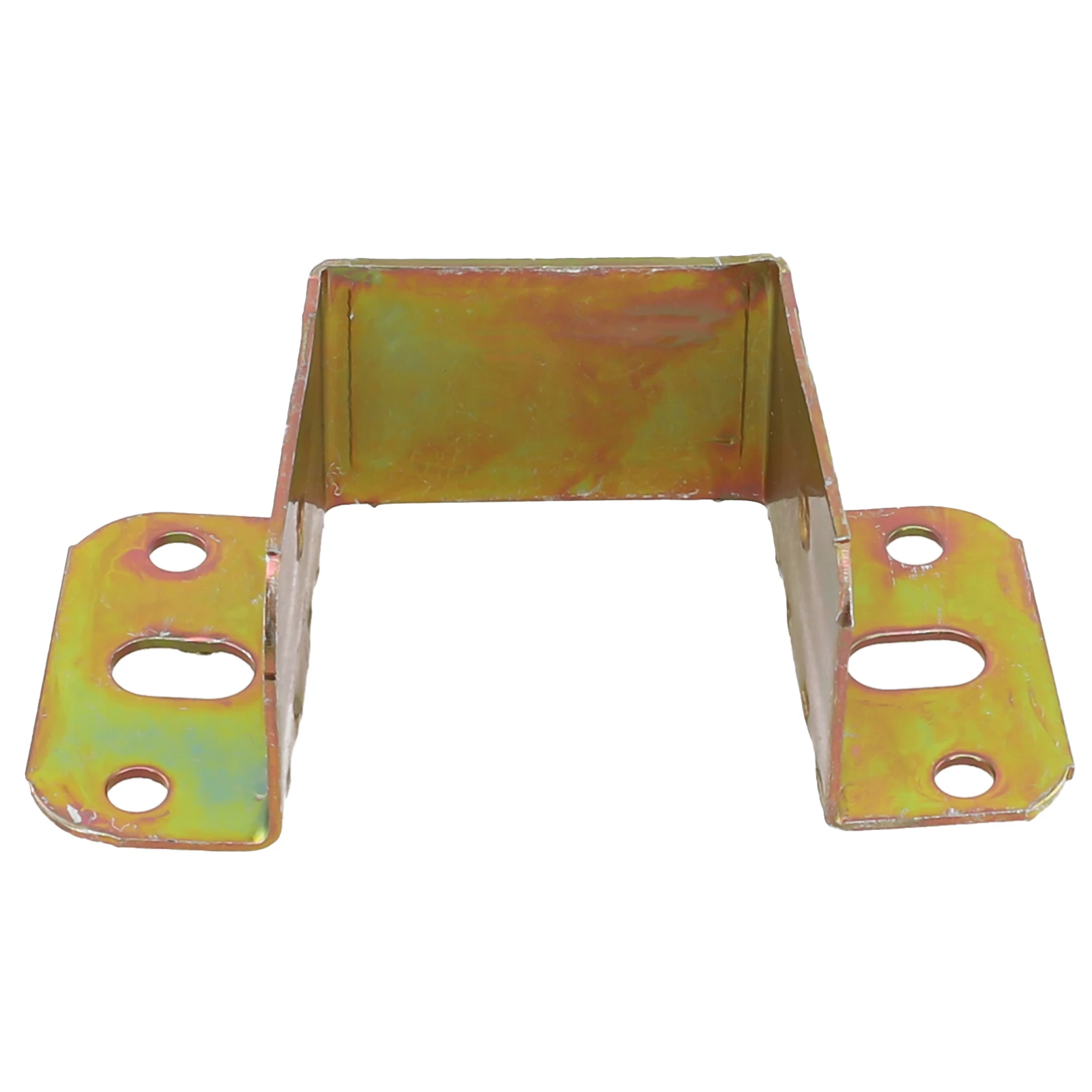 Staffe Connettore Componenti di supporto centrale nero Fissaggi di collegamento Ferro Acciaio inossidabile Robusto metallo a forma di U