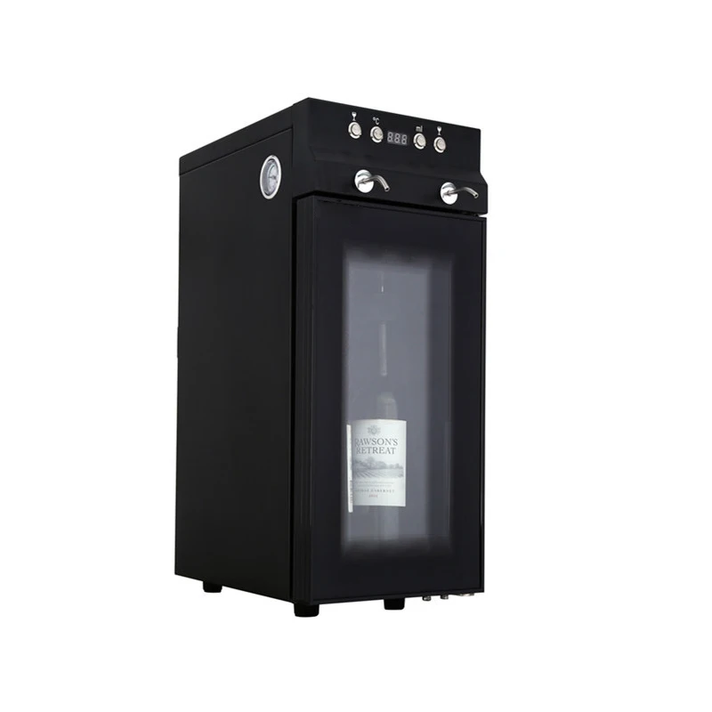 Luxury 2-Bottle Automatic Bar Wine Cooler Fridge Red Wine Dispenser Machine