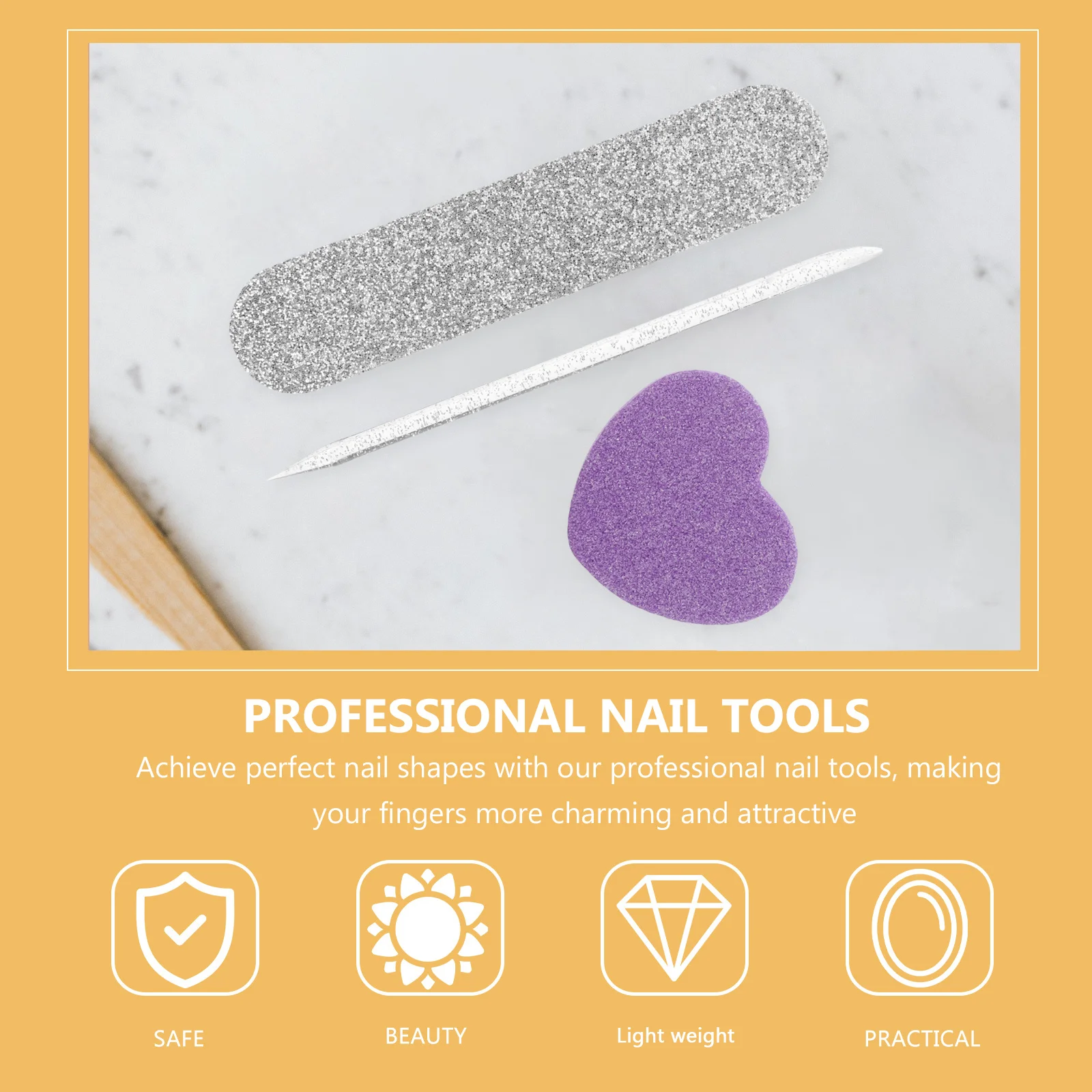 10Sets Comprehensive Nail Grooming Set Professional Tools for Home Salon Use Finger Toe Care Accessories Nail File